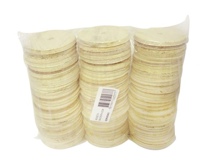Imagem de Roseta Madeira P/Interr/Tomada Ext c/100pcs