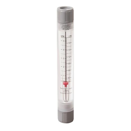 Imagem de Rotâmetro Linha Flow Meter 0.05 a 0.5 GPM Medidor Fluxo Água