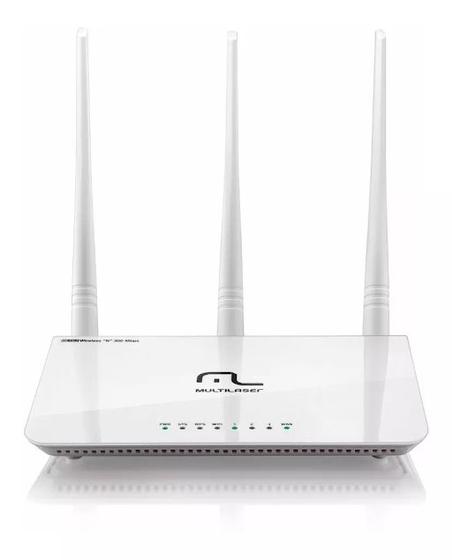 Imagem de Roteador 300 MBPS 3 Antenas - Branco - IPV6 - Multilaser - RE163V