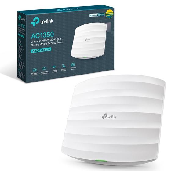 Roteador access point tp-link eap225 wireless mumimo omada ac1350 teto Menor preço em Roteador access point tp-link eap225 wireless mumimo omada ac1350 teto