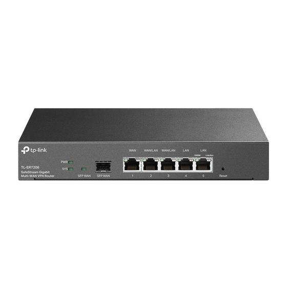 Imagem de Roteador Banda Larga TP-LINK TL-ER7206 Gigabit Omada Multi-WAN VPN SafeStream