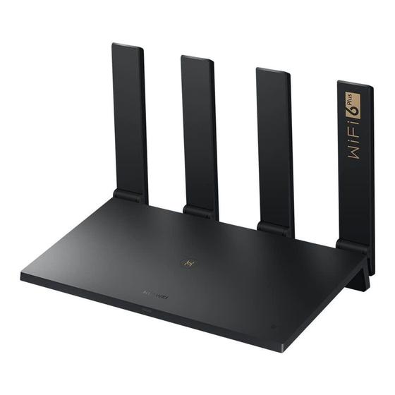 Imagem de Roteador Huawei AX3 Pro, Wi-Fi 6, Dual Band, 4 Antenas - WS7206 Preto