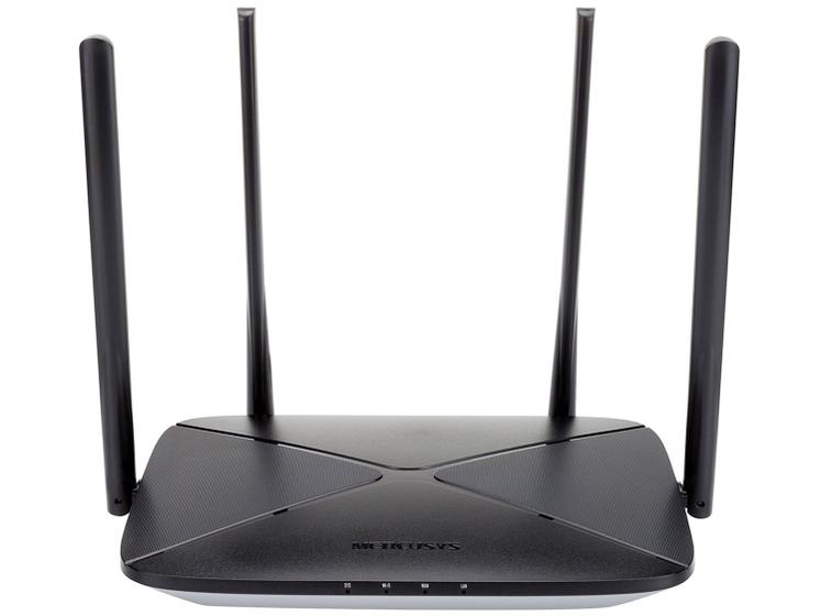 Roteador Mercusys AC1200 1200 Mbps - 4 Antenas 4 Portas Imagem de Roteador Mercusys AC1200 1200 Mbps