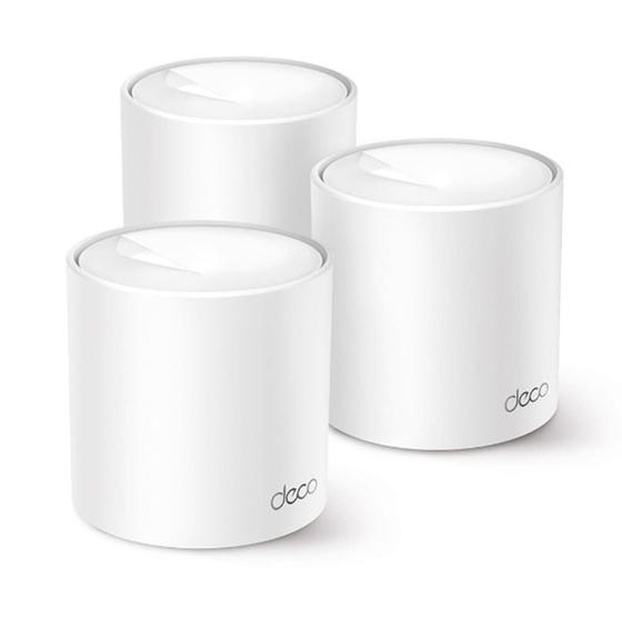 Roteador Mesh TP-Link Deco X10, Wi-Fi 6, AX1500, Dual-Band, 2 Portas Gigabit, Branco, Kit com 3 Unidades - Deco X10(3-pack)(BR) Imagem de Roteador Mesh TP-Link Deco X10, Wi-Fi 6, AX1500, Dual-Band, 2 Portas Gigabit, Branco, Kit com 3 Unidades - Deco X10(3-pack)(BR)