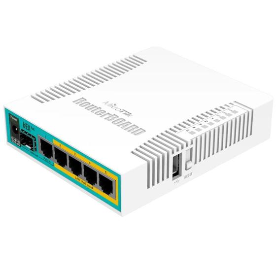 Imagem de Roteador Mikrotik Hex Poe - 5 Portas - Routeros - Rb960Pgs