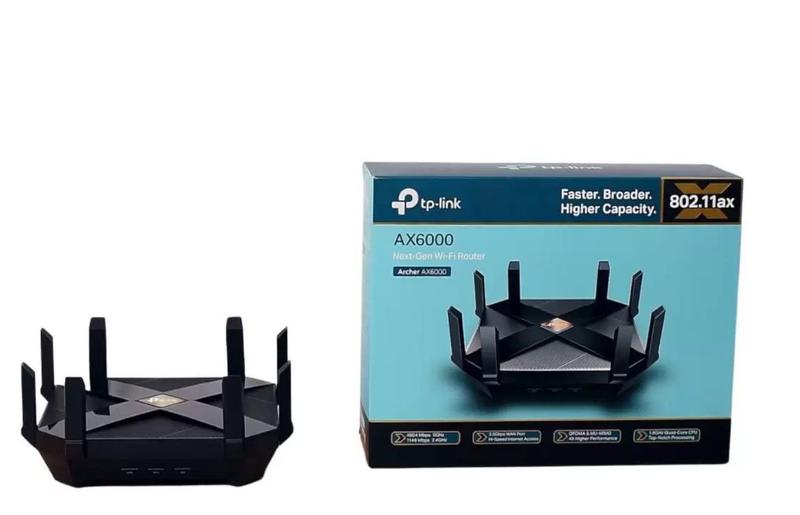 Roteador Modem Tp Link Archer Ax6000 Dual Band Wi Fi 6 Menor preço em Roteador Modem Tp Link Archer Ax6000 Dual Band Wi Fi 6