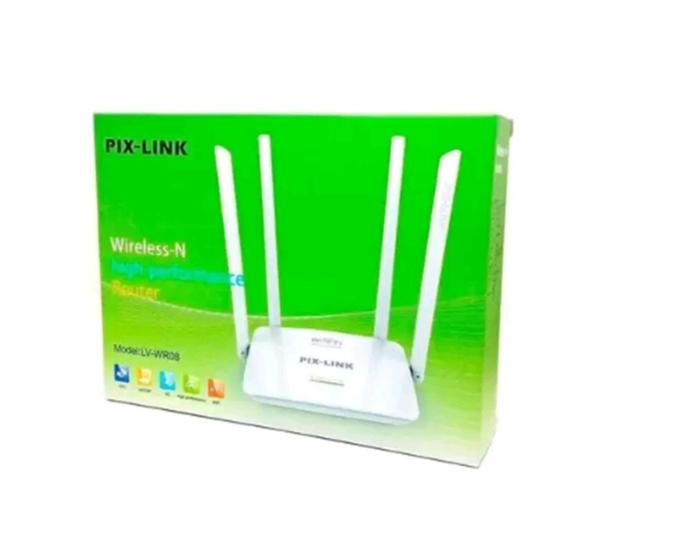 Roteador Sem Fio Wireless Wi-fi 4 Antenas 300mbps Pix-Link Menor preço em Roteador Sem Fio Wireless Wi-fi 4 Antenas 300mbps Pix-Link