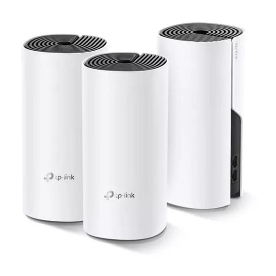 Imagem de Roteador Sistema Wi-fi Mesh Ac1200 Deco M4 3 Pack Branco 100V/240V TP-Link