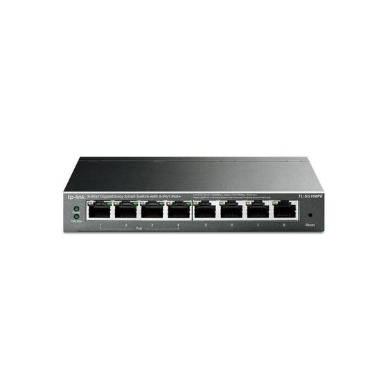 Imagem de Roteador Switch Ethernet Tp-Link TL-SG108PE 8 Portas 10/100/1000Mbps PoE