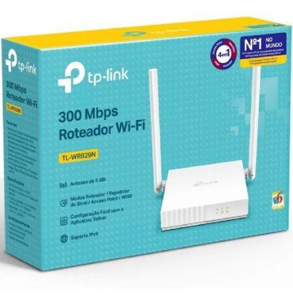 Roteador tp link 2 antenas wireless 300mbps tl-wr829n Menor preço em Roteador tp link 2 antenas wireless 300mbps tl-wr829n