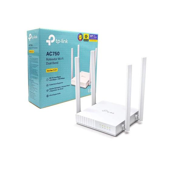 Imagem de Roteador TP-Link Archer C21 BR Wifi AC750 Dualband