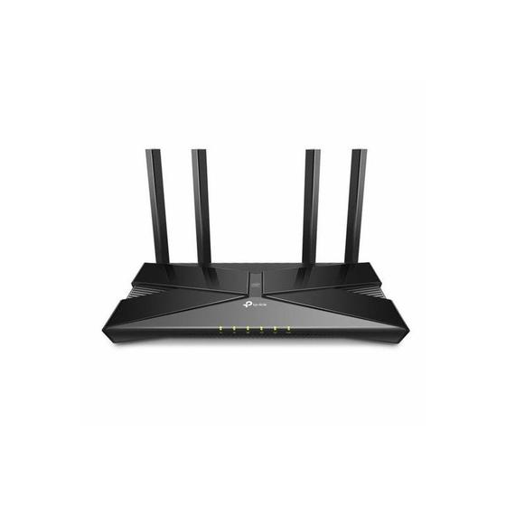 Imagem de Roteador Tp Link Ax50 Dual Band Wi Fi 6 4Lan 1Wan 2.4Ghz 5Ghz 3000Mbps Preto Com