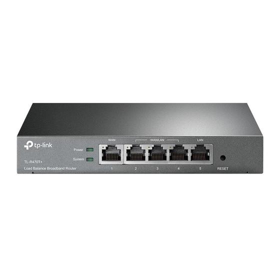 Roteador TP-Link TL-R470T+ Load Balance Multi-Wan Menor preço em Roteador TP-Link TL-R470T+ Load Balance Multi-Wan