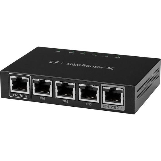 Roteador Ubiquiti Edgerouter Er-X-BR com 5 Portas RJ45 - Roteador ...