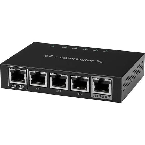 Imagem de Roteador Ubiquiti Edgerouter Er X Br Com 5 Portas Rj45