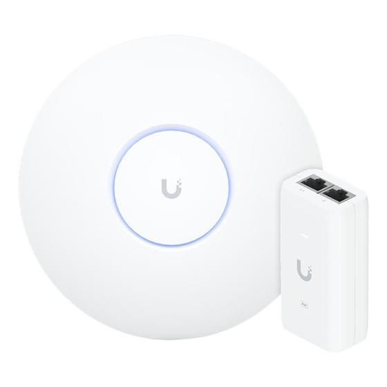 Imagem de Roteador Wi-Fi 6 Access Point 3.0 Gbps + Injetor PoE  U6+ Ubiquiti C/ Fonte 48V 15W