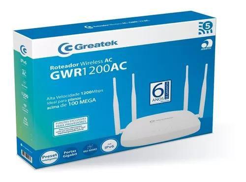 Imagem de Roteador Wi-fi Greatek 1200mbps Porta Gigabit