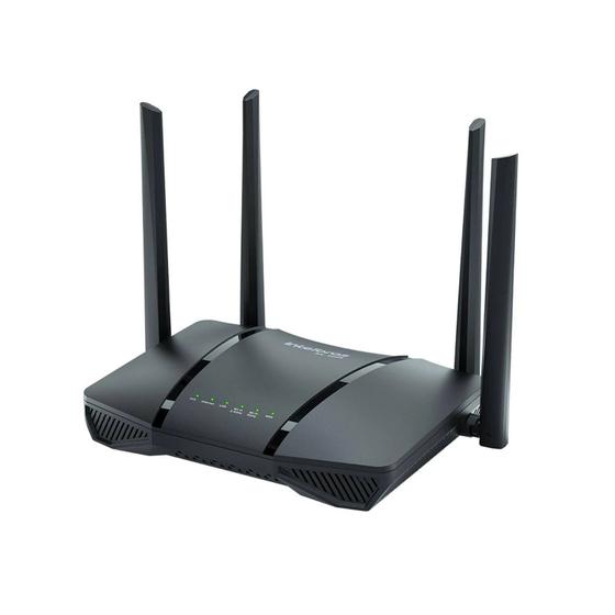 Imagem de Roteador Wi-fi Wireless Potente Com 4 Antenas Internet ate 500 Mega Dual Band 5g 2g Bivolt