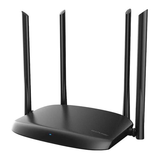 Roteador wireless ac1200 gigabit re015 - multilaser Menor preço em Roteador wireless ac1200 gigabit re015 - multilaser
