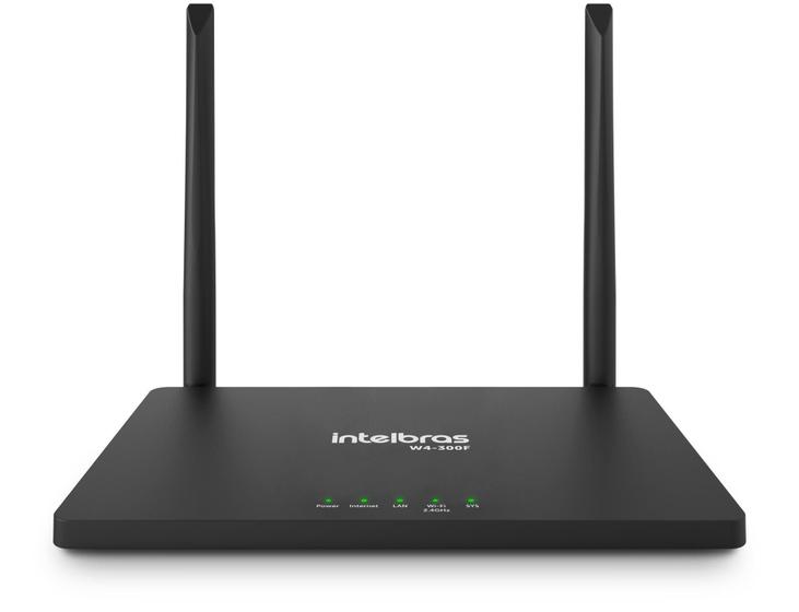 Imagem de Roteador Wireless Intelbras W4 300Mbps 2 Antenas 4 Portas