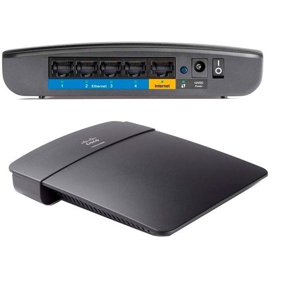 Imagem de Roteador Wireless Linksys N300 2. 4GHZ 300MBPS 4 Portas RJ45 10/100 - E900-BR