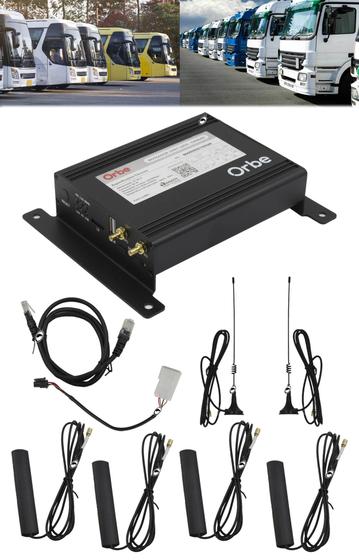 Imagem de Roteador Wireless Orbe 100% Automotivo 9V a 36V Suporte Chip 3G e 4G 60 usuários Onet-1200