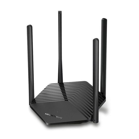 Imagem de Roteador Wireless TP-Link Mercusys MR60X, Gigabit-Ethernet, AX 1500, Quad Band, 4 Antenas - MR60X(BR