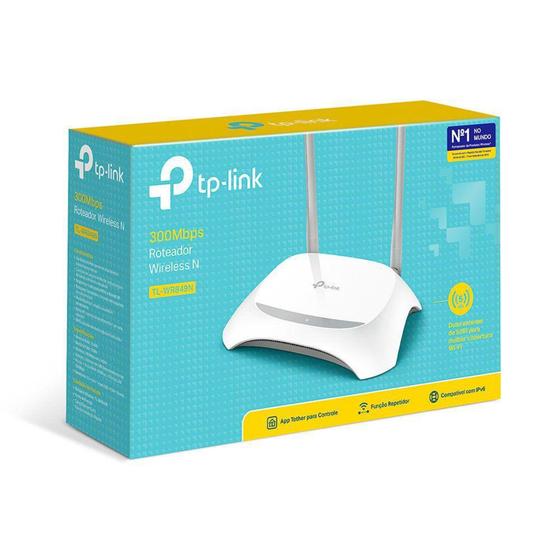 Imagem de Roteador Wireless - TP-Link N300 - Branco - TL-WR849N