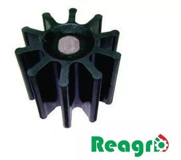 Imagem de Rotor De Borracha P/ Bomba Leite 10 Alhetas alhetas miolo nylon