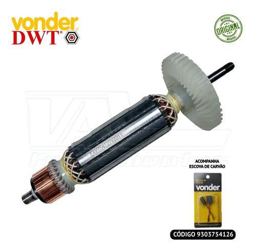 Imagem de Rotor Induzido  P/ Esmerilhadeira Vonder Eav754 / Ead754 127v