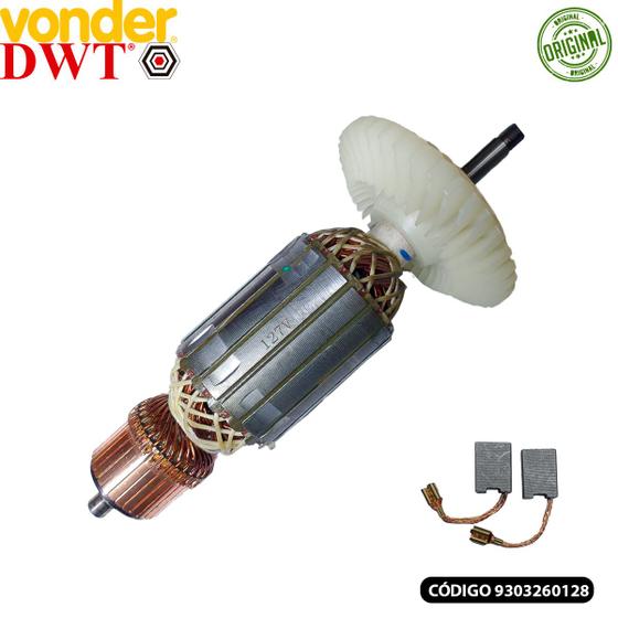 Imagem de Rotor Induzido Para Esmerilhadeira Vonder Eav2600/Ead2600 127v