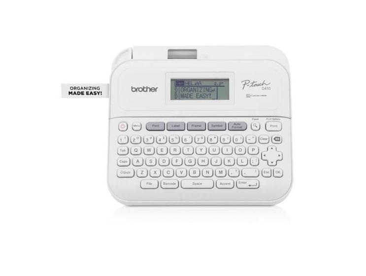 Imagem de Rotulador Brother Eletronico e Portatil com Cortador Manual - PTD410