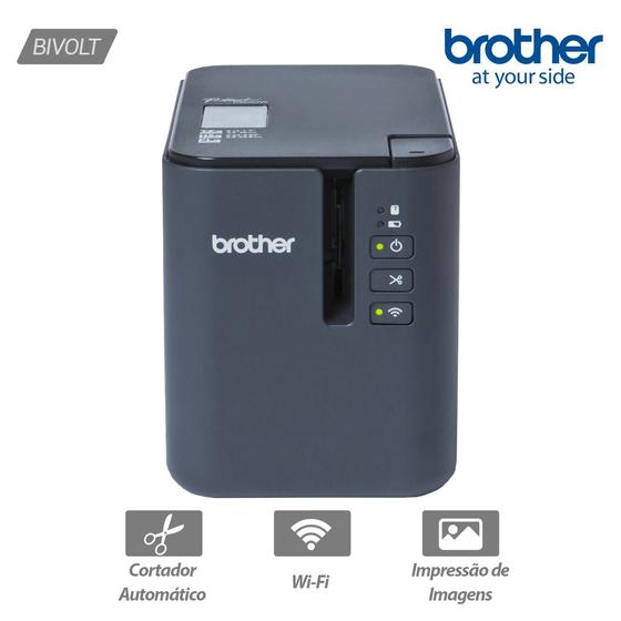 Rotulador Eletrônico de Mesa Brother Ptp900w Menor preço em Rotulador Eletrônico de Mesa Brother Ptp900w
