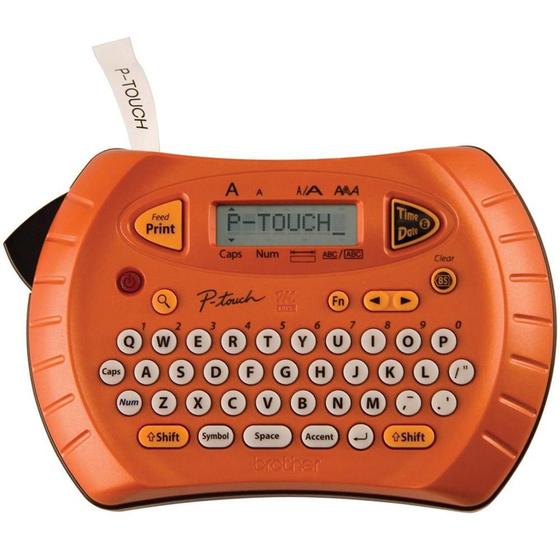 Rotulador eletronico portatil brother pt70 laranja Menor preço em Rotulador eletronico portatil brother pt70 laranja