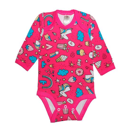 Imagem de Roupa bebê menina Body Manga longa Bener-baby's enxoval bebe