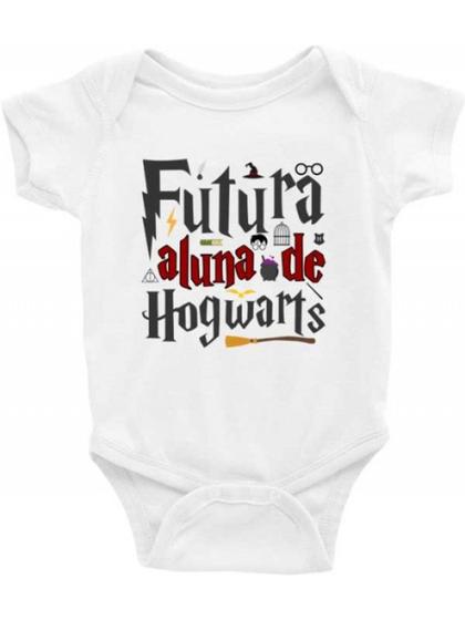 Imagem de Roupa Body Bebê Infantil Futura Aluna De Hogwarts