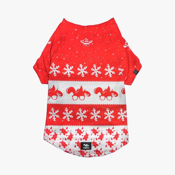 Imagem de Roupa Cachorro UV50+  DogNerd Natal Snow