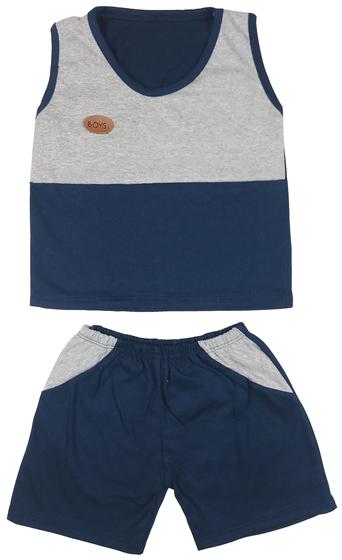 Imagem de Roupa Camiseta Regata e Short Bebê Recém-nascido Menino