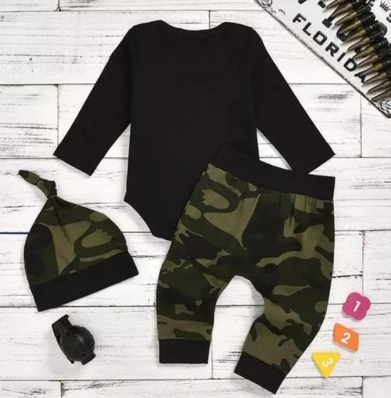 Imagem de Roupa De Bebê Menino Conjunto Body E Calça - Rock Baby