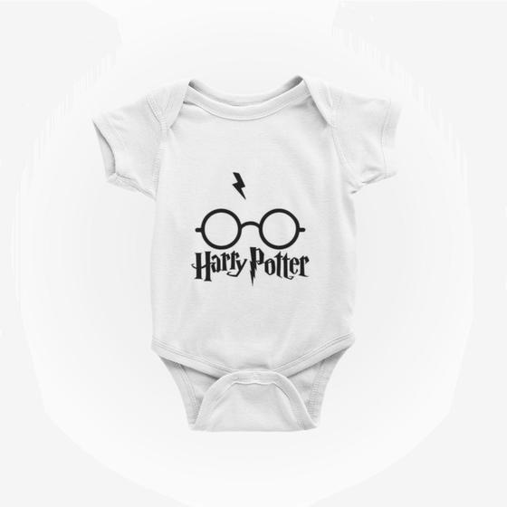 Imagem de Roupa de Bebe Mesversário Body Bebê Temático Harry Potter 1