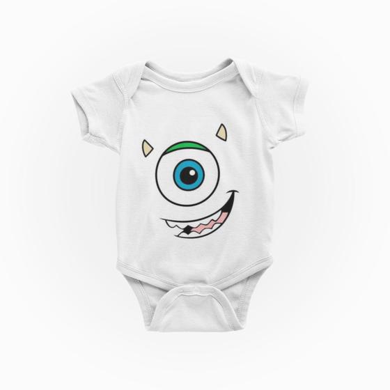 Imagem de Roupa de Bebe Mesversário Body de Bebê Mike Monstros SA