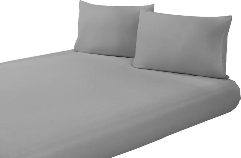 Imagem de Roupa De Cama Amor Casal Lençol Avulso Com Elástico Cores Lisas Hotel