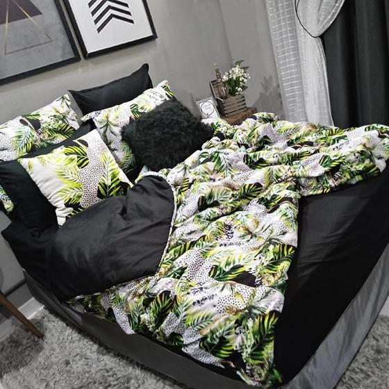 Imagem de Roupa De Cama Casal King Size 8 Peças Com Almofada Plume