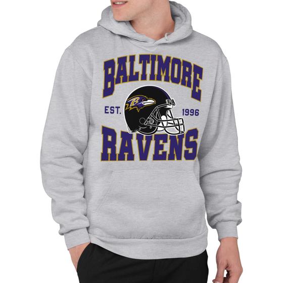 Imagem de Roupa de junk food com capuz x NFL Baltimore Ravens unissex 3GG