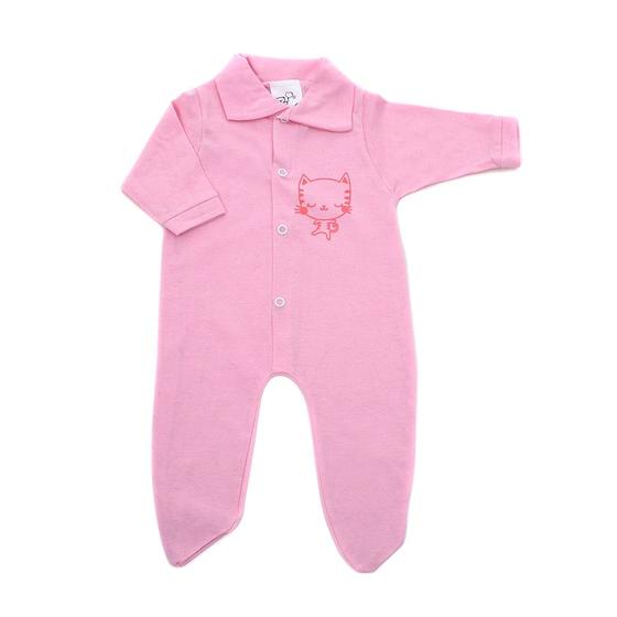 Imagem de Roupa Infantil Macacão de bebe com pé em Malha