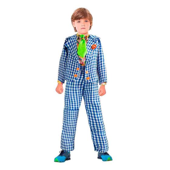 Imagem de Roupa Infantil Masculina Festa Junina Conjunto Completo Jeca Tatu