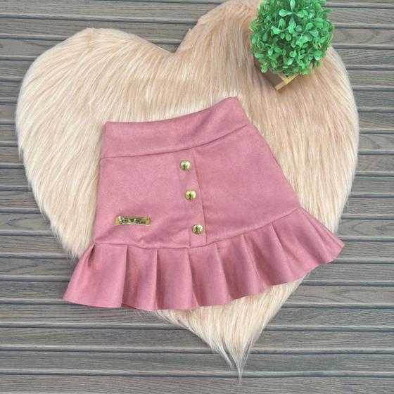 Imagem de Roupa Infantil Saia De Menina Blogueirinha Mini Diva Luxo