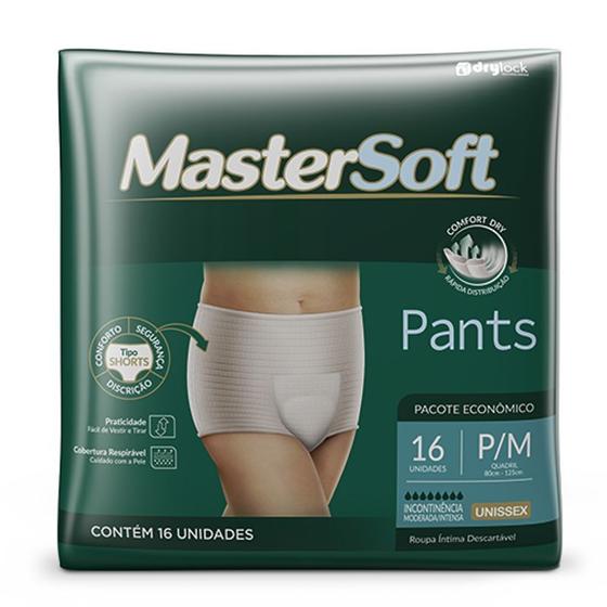 Imagem de Roupa Íntima Adulto MasterSoft Pants P/M com 16 unidades