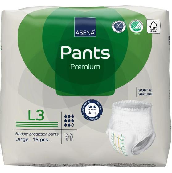 Imagem de Roupa Íntima Descartável Abena Pants Premium L3 15 Unidades