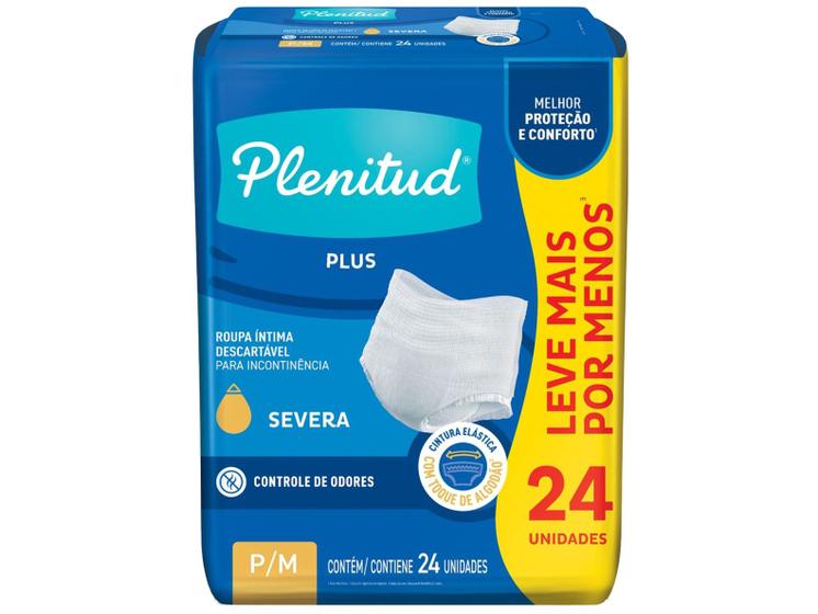 Roupa Íntima Descartável Plenitud P/M Protect Plus Menor preço em Roupa Íntima Descartável Plenitud P/M Protect Plus